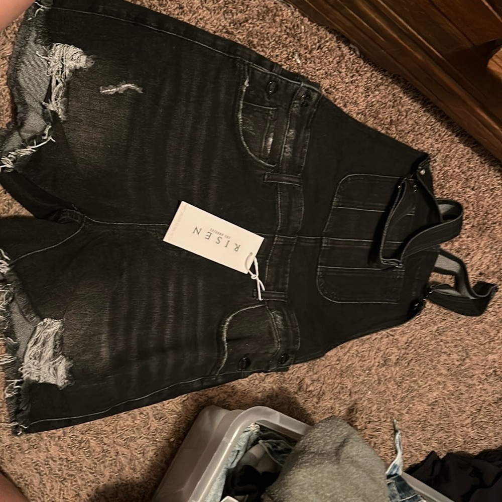 Risen short overalls